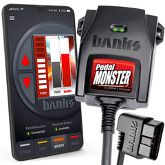 Banks Power PedalMonster front view showing controls and improved responsiveness