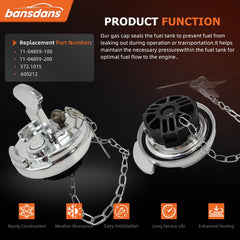bansdans rubber gasket with safety chain showing seal reliability and retention benefit