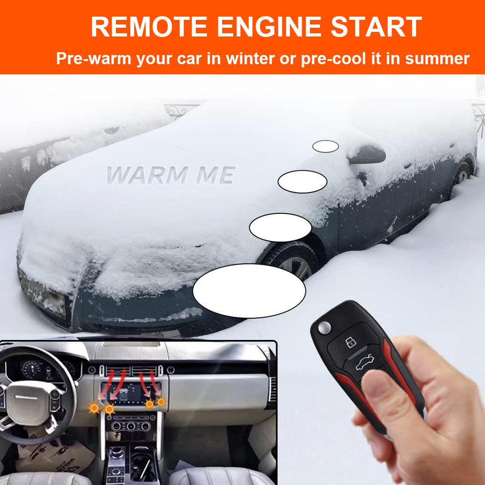 BANVIE push-button ignition kit installed for convenient engine starts