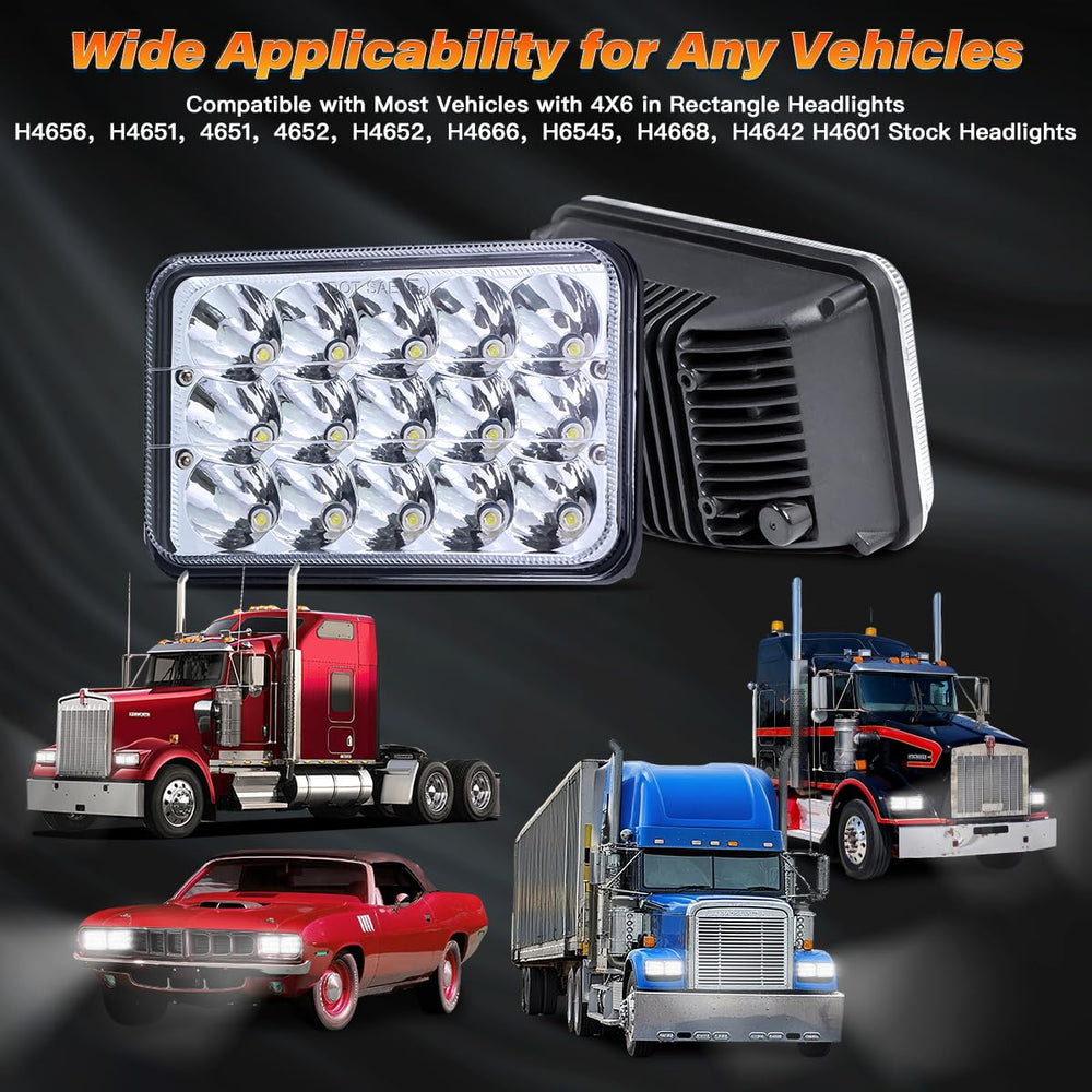 BAOLICY comparison showing halogen vs LED beams highlighting brighter, whiter LED light