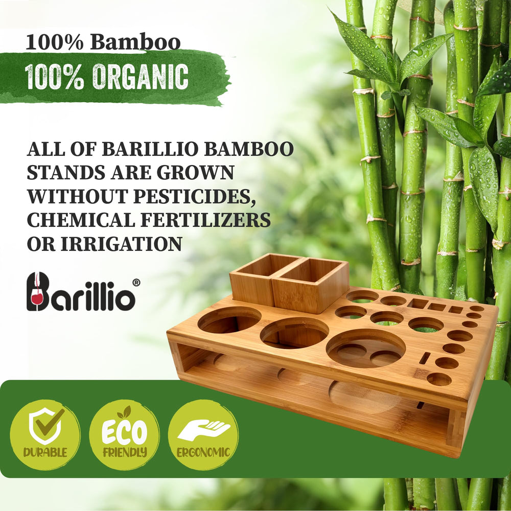 Barillio stand on a bar cart in a living room setting enhancing entertaining setup