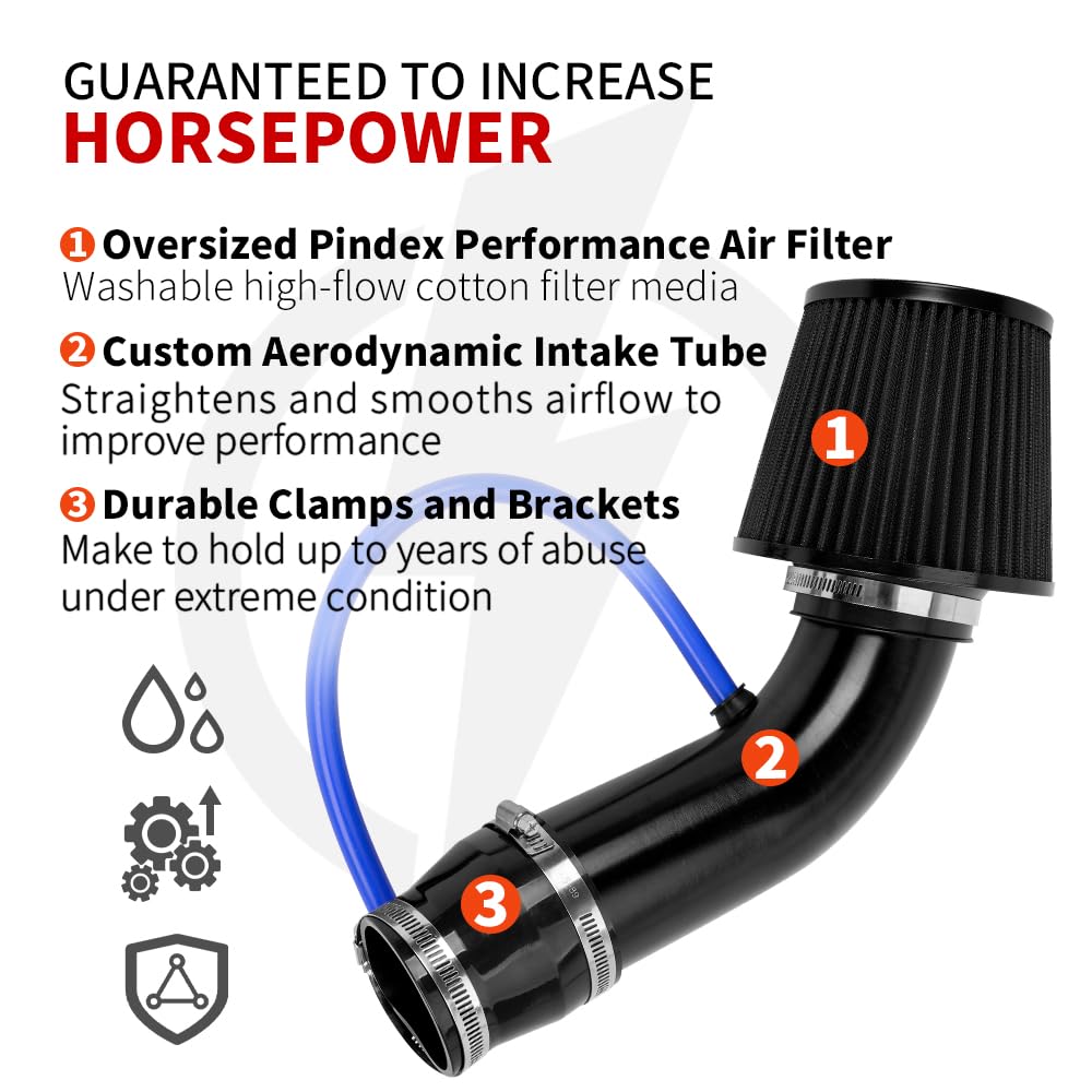 BARTOO aluminum intake tube close-up highlighting durable corrosion resistance