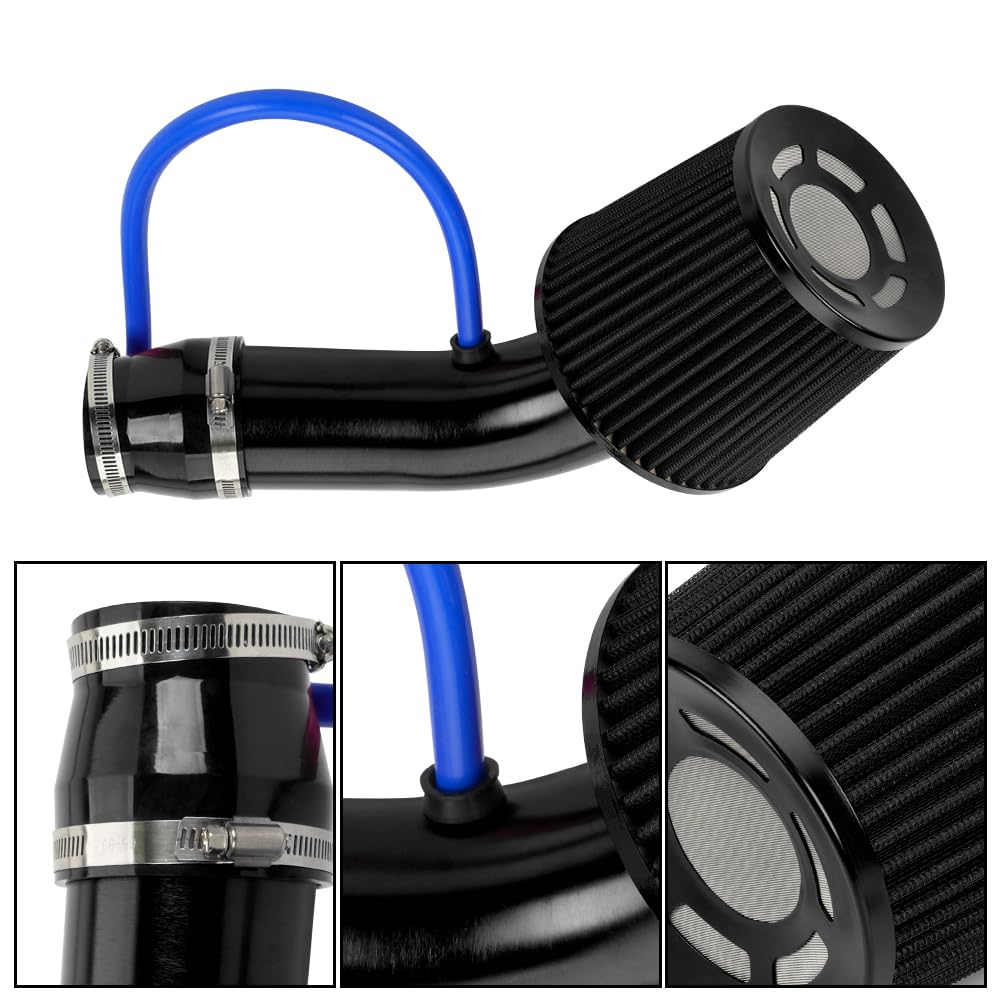 BARTOO installed intake in engine bay demonstrating improved throttle response