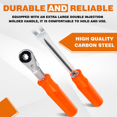 BARTOO 5/16 inch ratcheting wrench profile offering secure fastener access