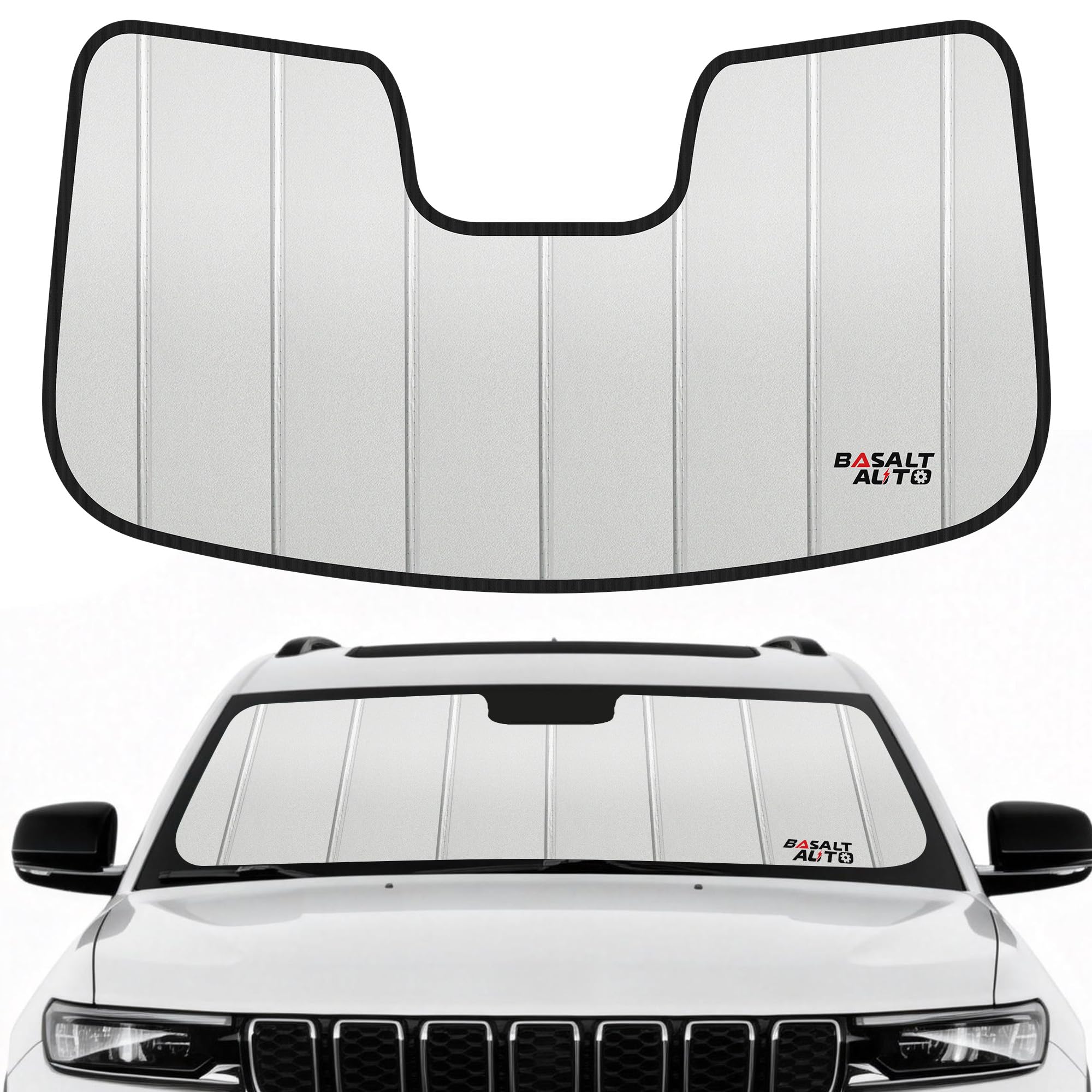 BasaltAuto front packaging showing custom Grand Cherokee fit and brand protection