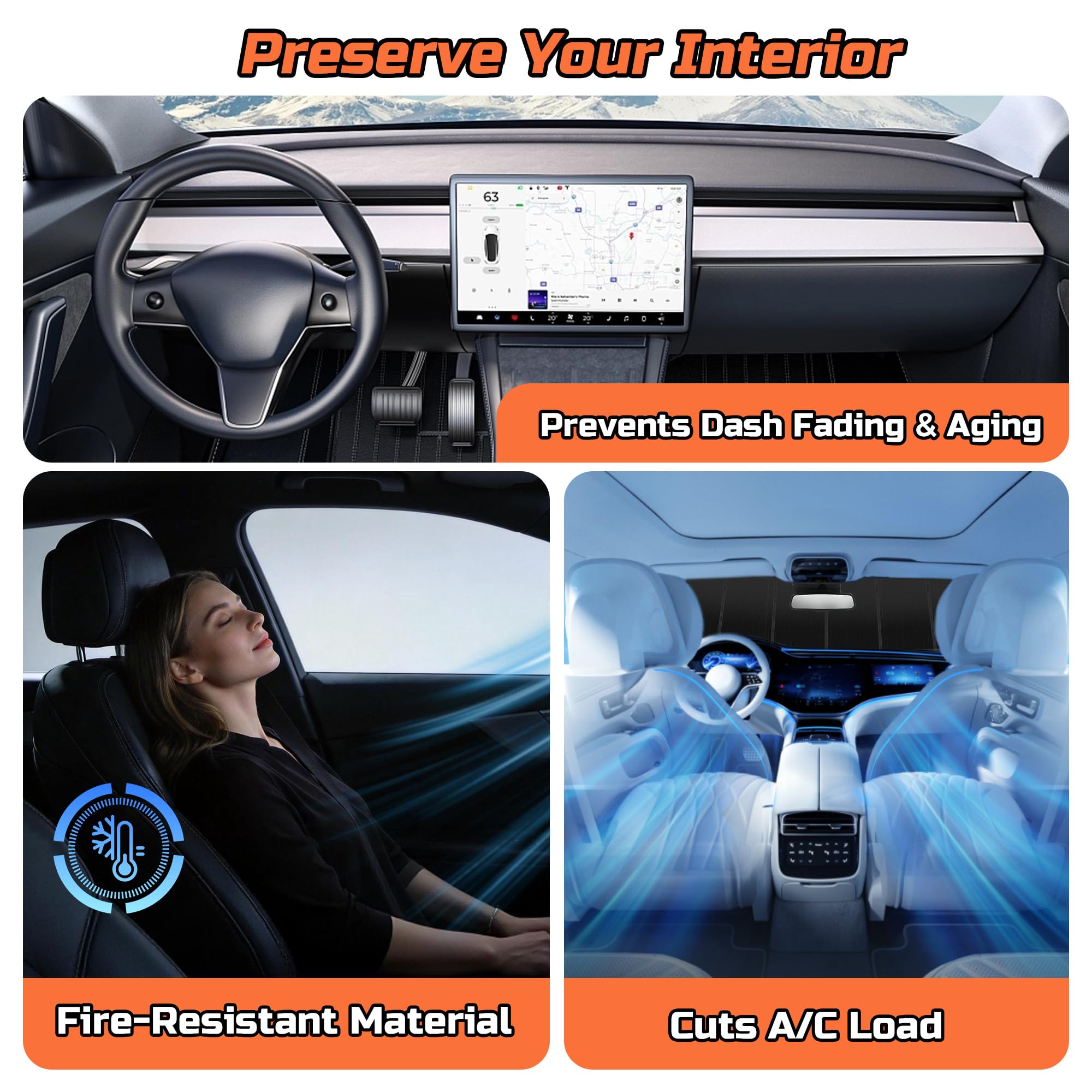 BasaltAuto installed in parked Tacoma demonstrating cooler cabin and dashboard protection