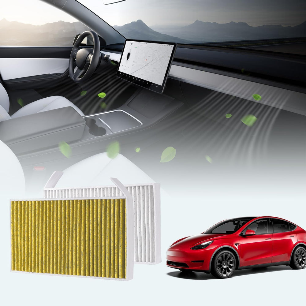 BASENOR front packaging showing exact-fit Tesla replacement and easy identification benefit