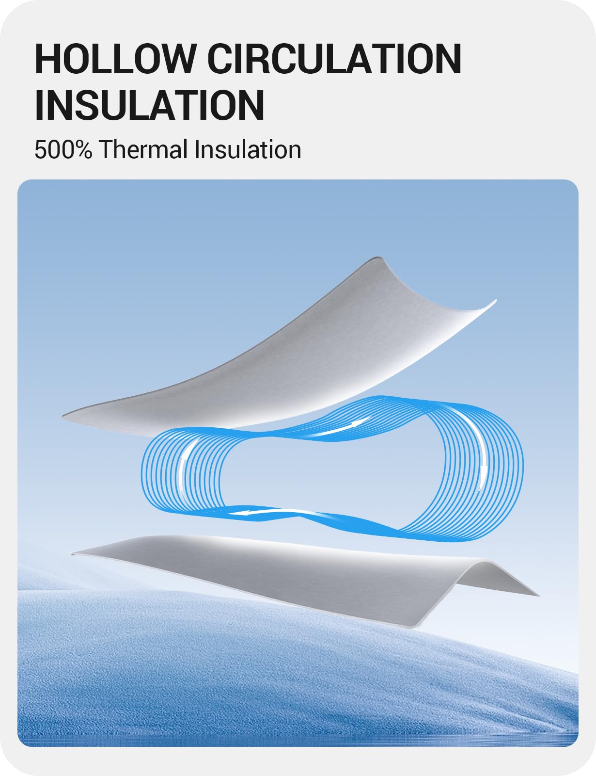 BASENOR sunshade folded compactly inside included zippered storage pouch