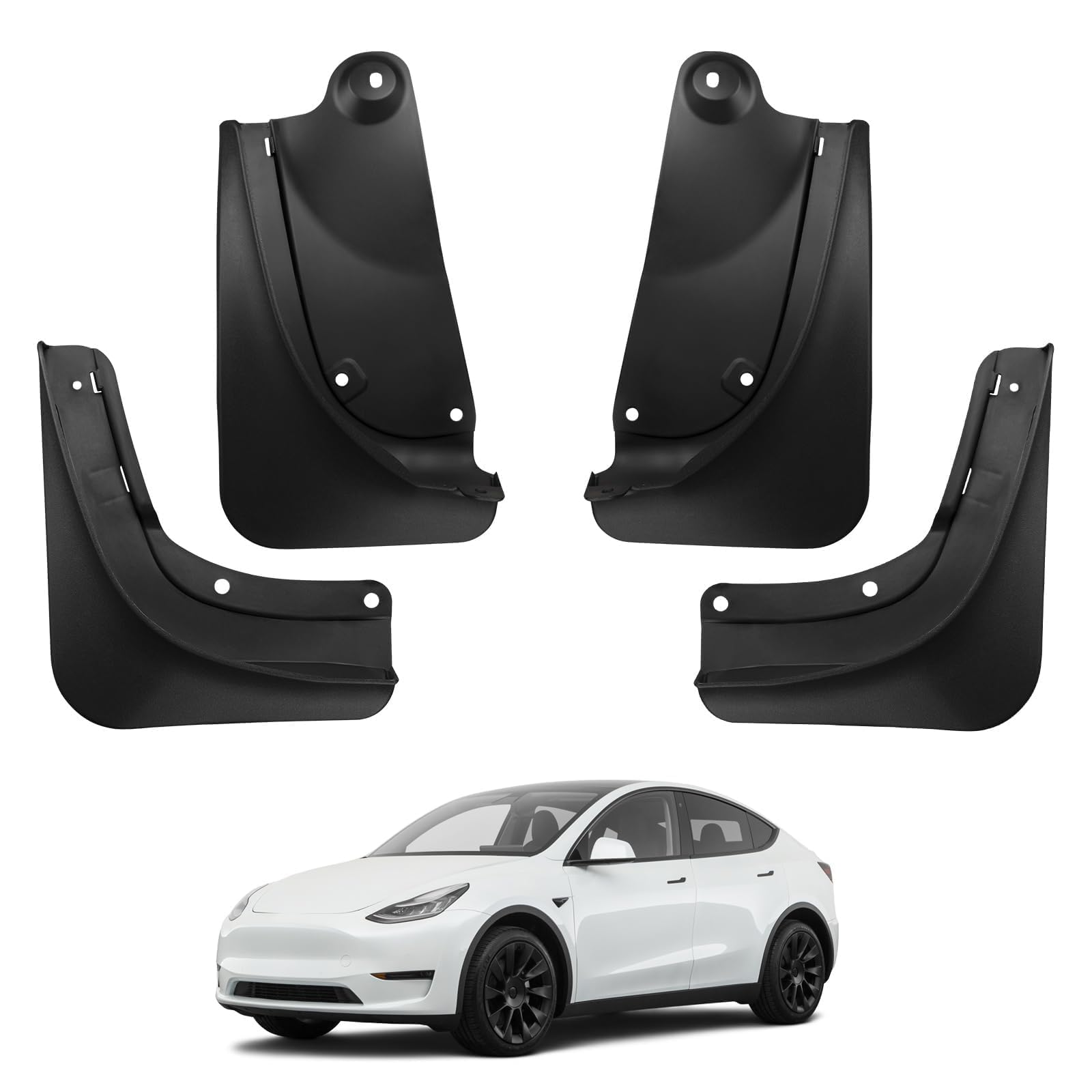 BASENOR front packaging showing included mud flaps and tools for fast installation