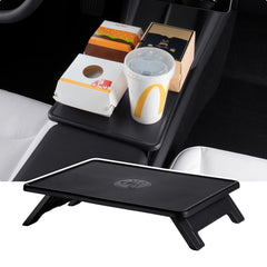 BASENOR front view on Tesla console showing secure fit and stability