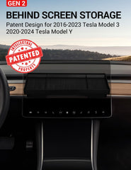 BASENOR side profile showing snug fit in the Tesla screen gap for stability