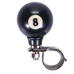 Bashineng knob installed on steering wheel demonstrating one-hand control benefit