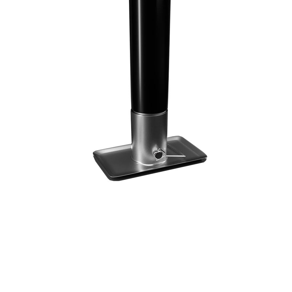 bastion Distribution jack next to tape measure for scale and travel range clarity