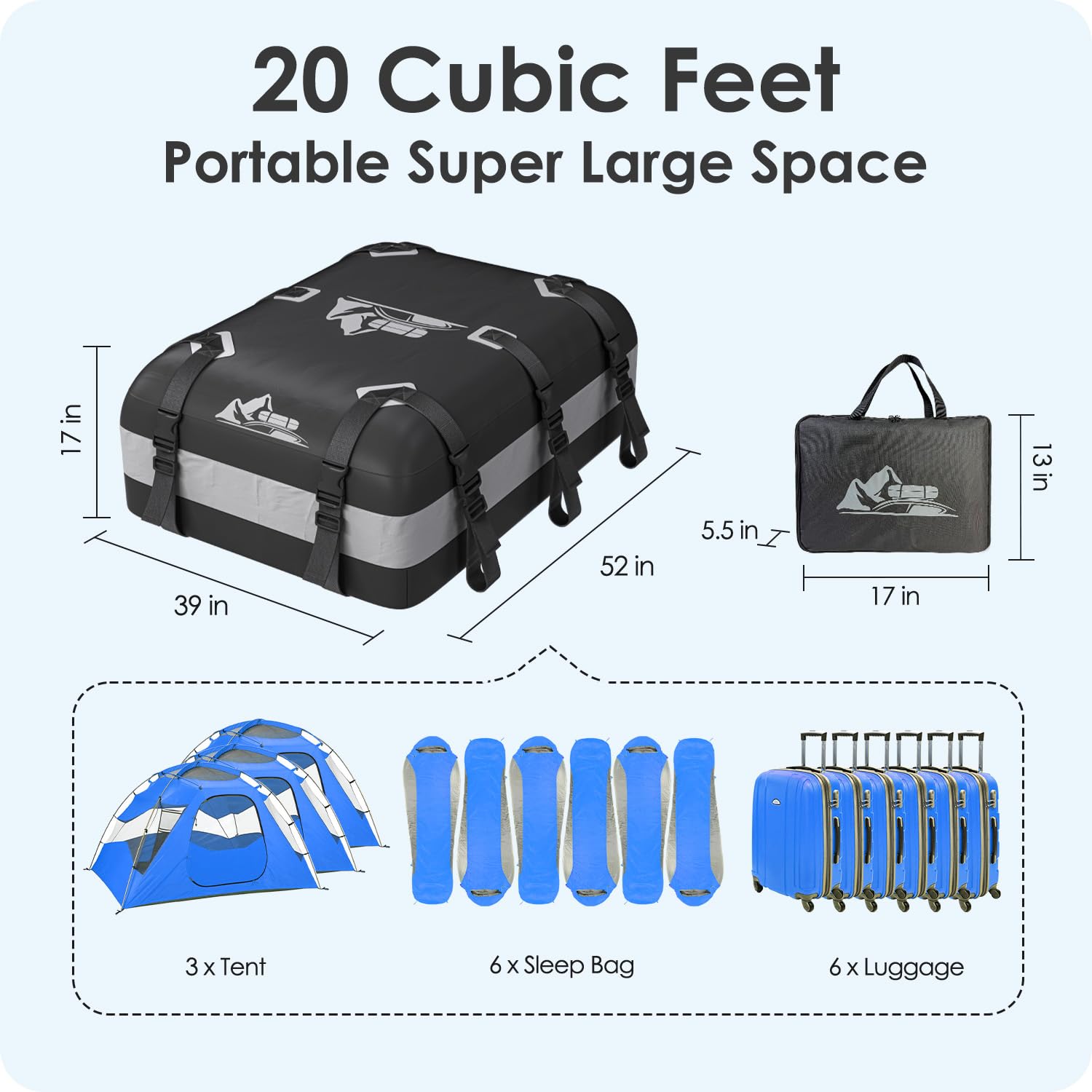 BATSUVCER folded into storage pouch for compact, space-saving transport