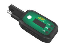 Battery Tender close-up of LCD display showing precise voltage reading for fast decisions