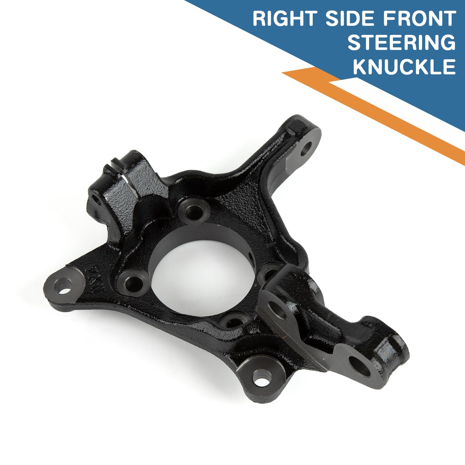 Baxzl knuckle installed on Subaru suspension demonstrating restored steering geometry