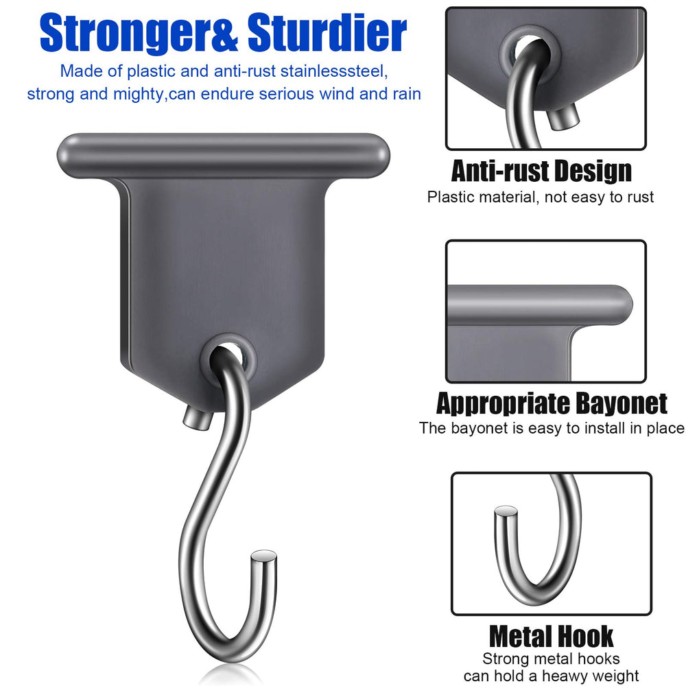 BBTO plastic holder hole detail showing easy installation benefit