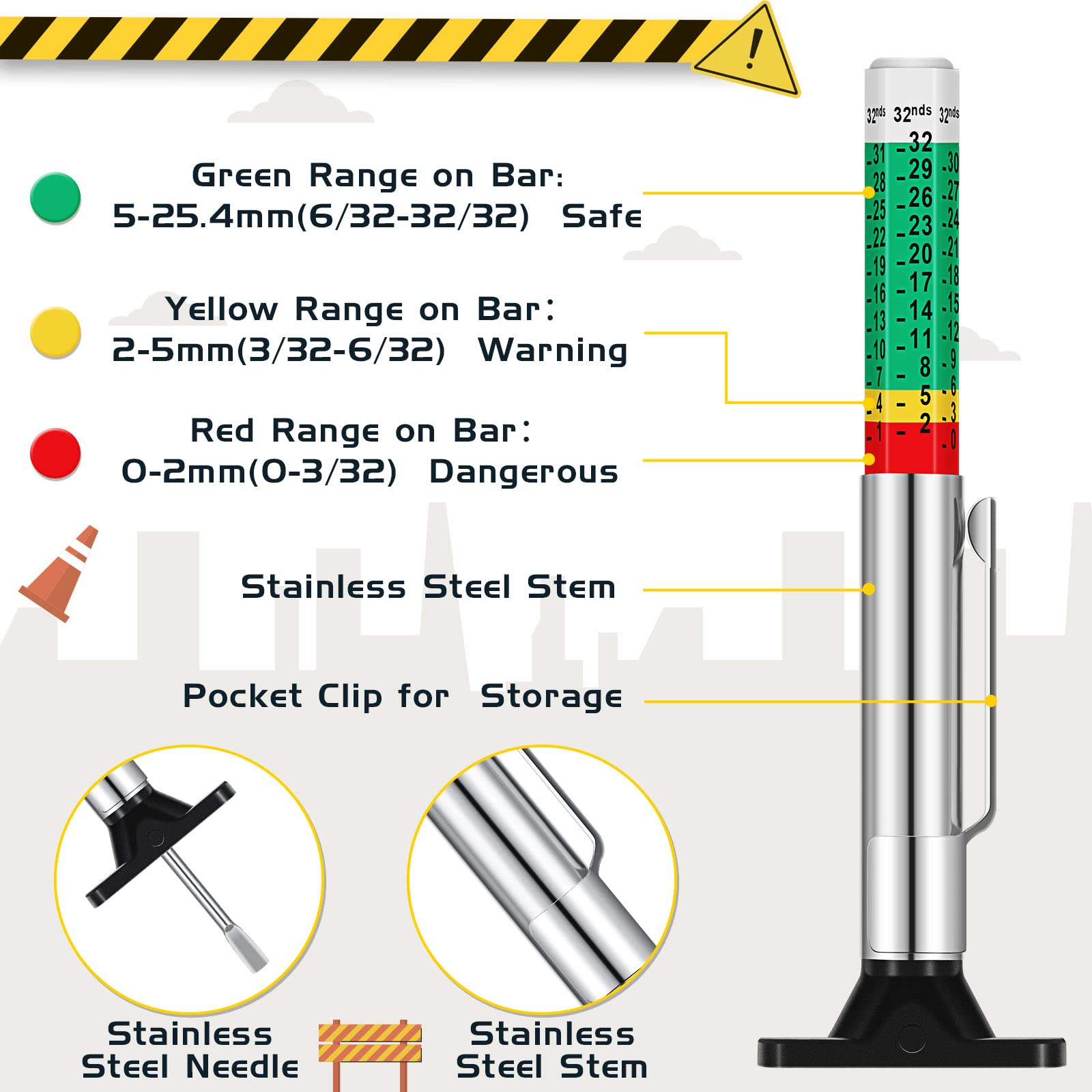 BBTO pocket clip detail holding gauge, easy carry and access benefit