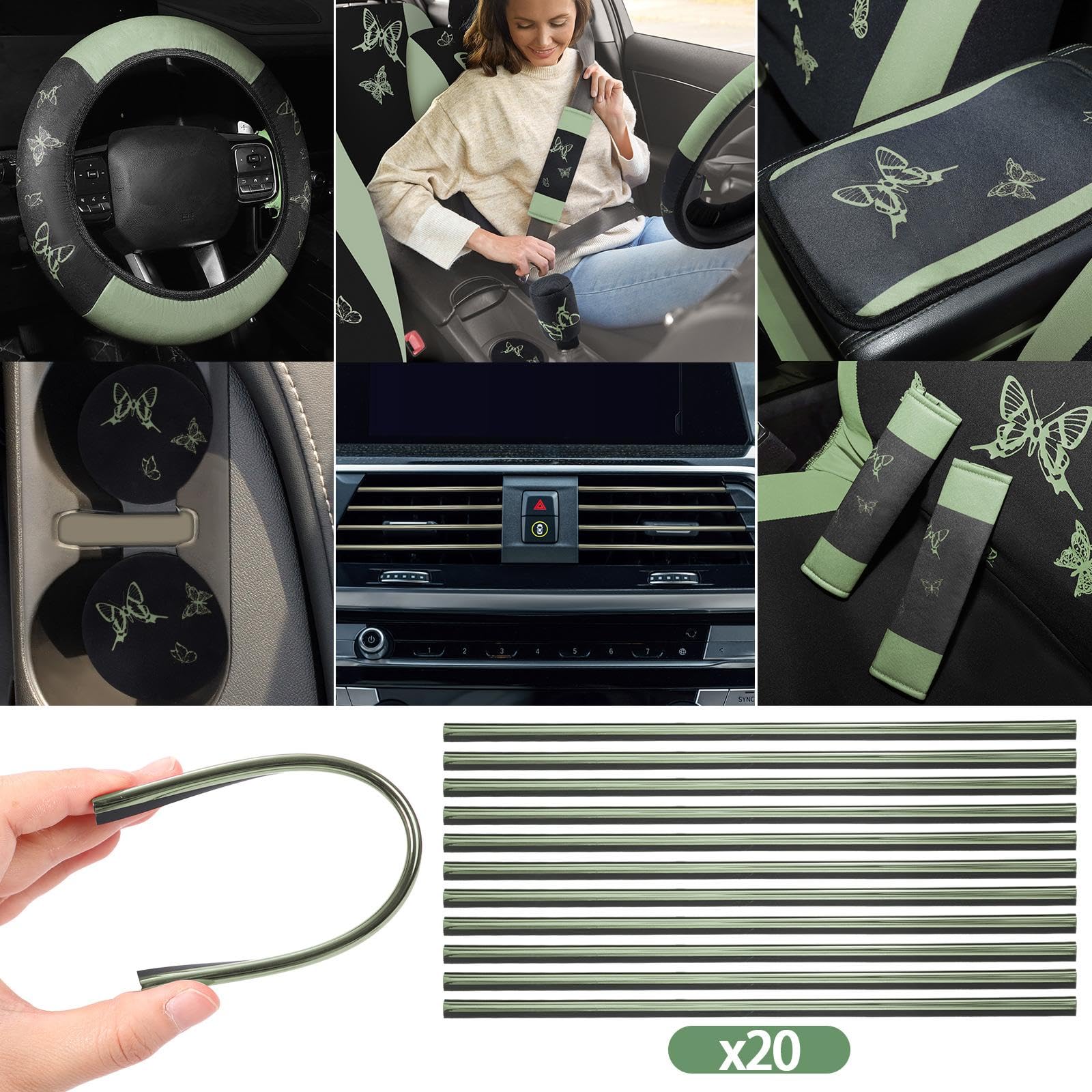 BBTO vent outlet decorations arranged to enhance airflow trim and aesthetics