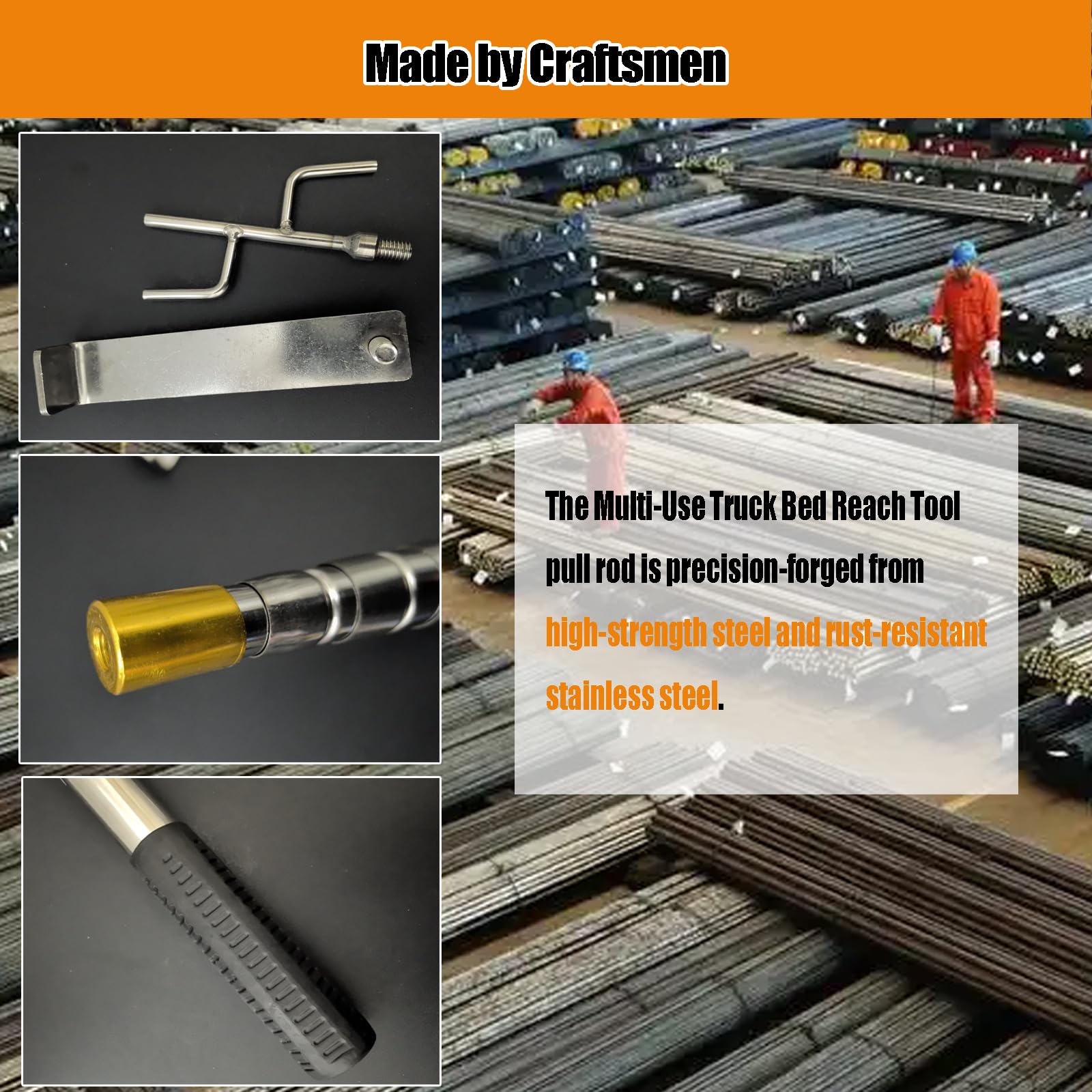 BCEHACBITI precision locking buckle mechanism providing stable extended reach