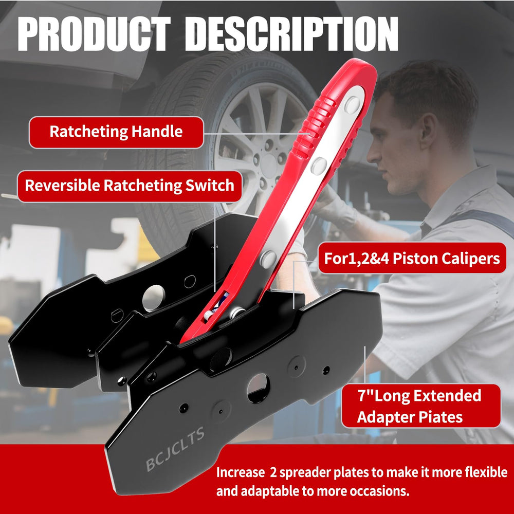 BCJCLTS closeup of the ratcheting head highlighting 360-degree positioning benefit