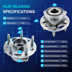 BDELI ABS tone ring detail ensuring consistent sensor signal