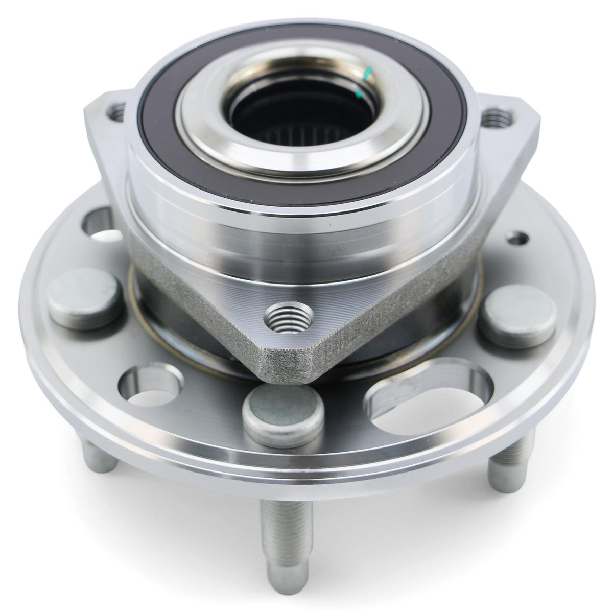 BDELI assembled hub front view showing direct-fit replacement benefit