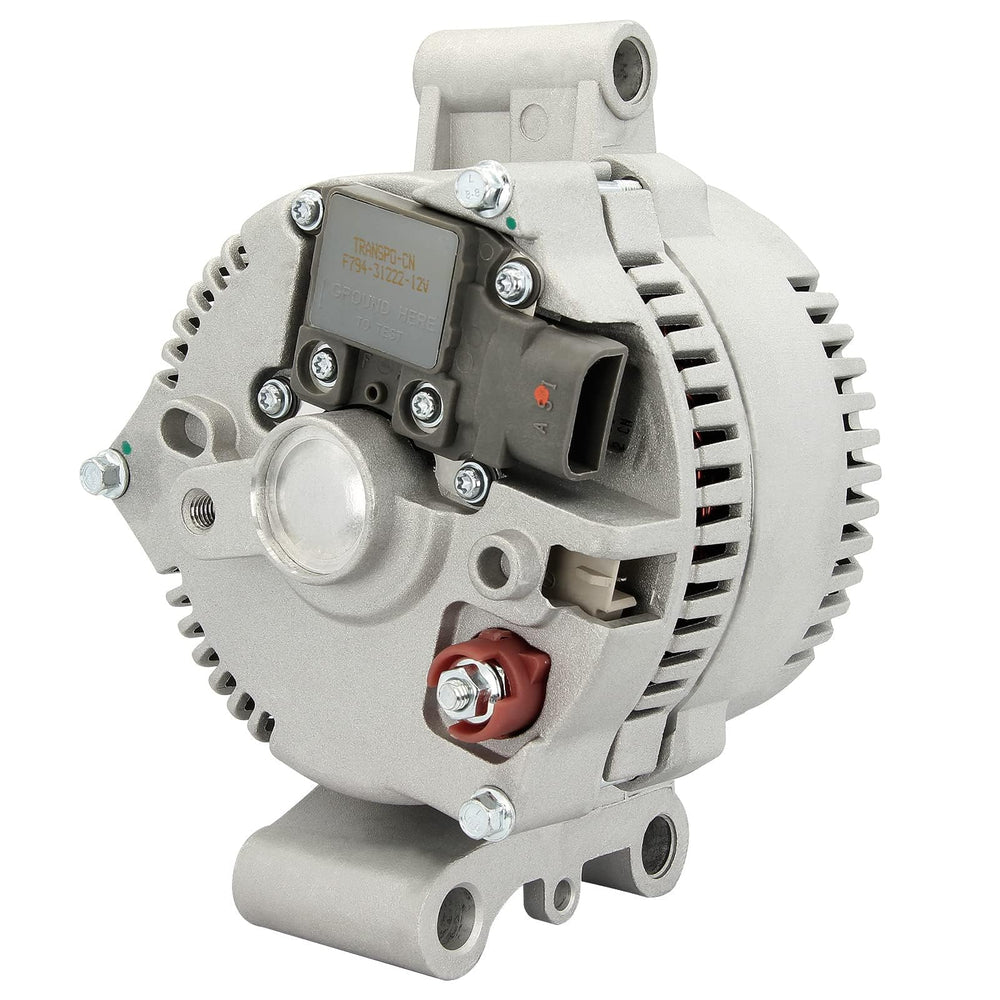 BDELI alternator close-up of electrical terminals ensuring correct connections