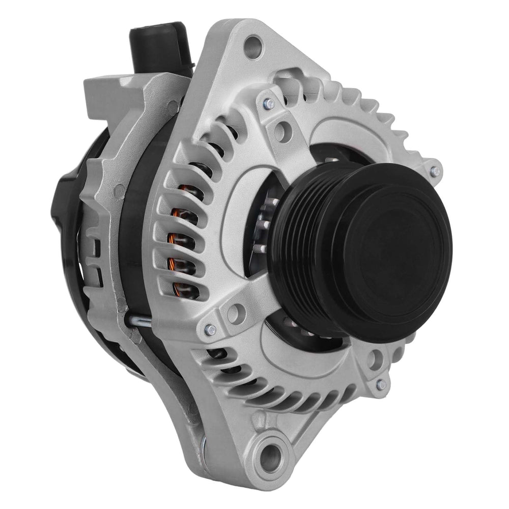 BDELI alternator front view showing housing and cooling fins for reliable heat dissipation