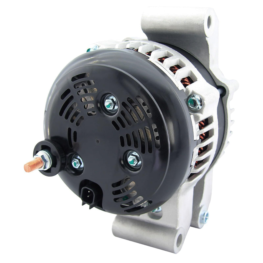 BDELI alternator pulley and electrical connector close-up showing precise fit benefit