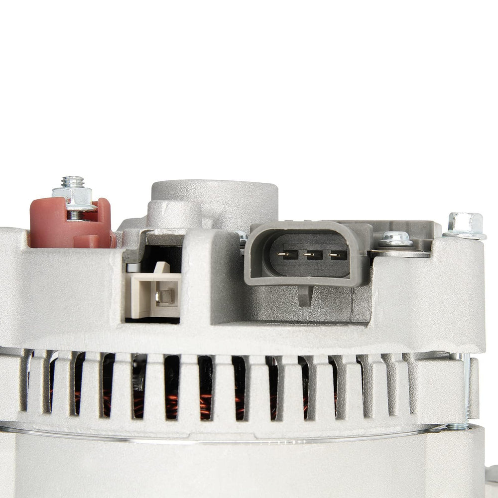 BDELI alternator pulley detail highlighting smooth rotation and belt engagement benefit