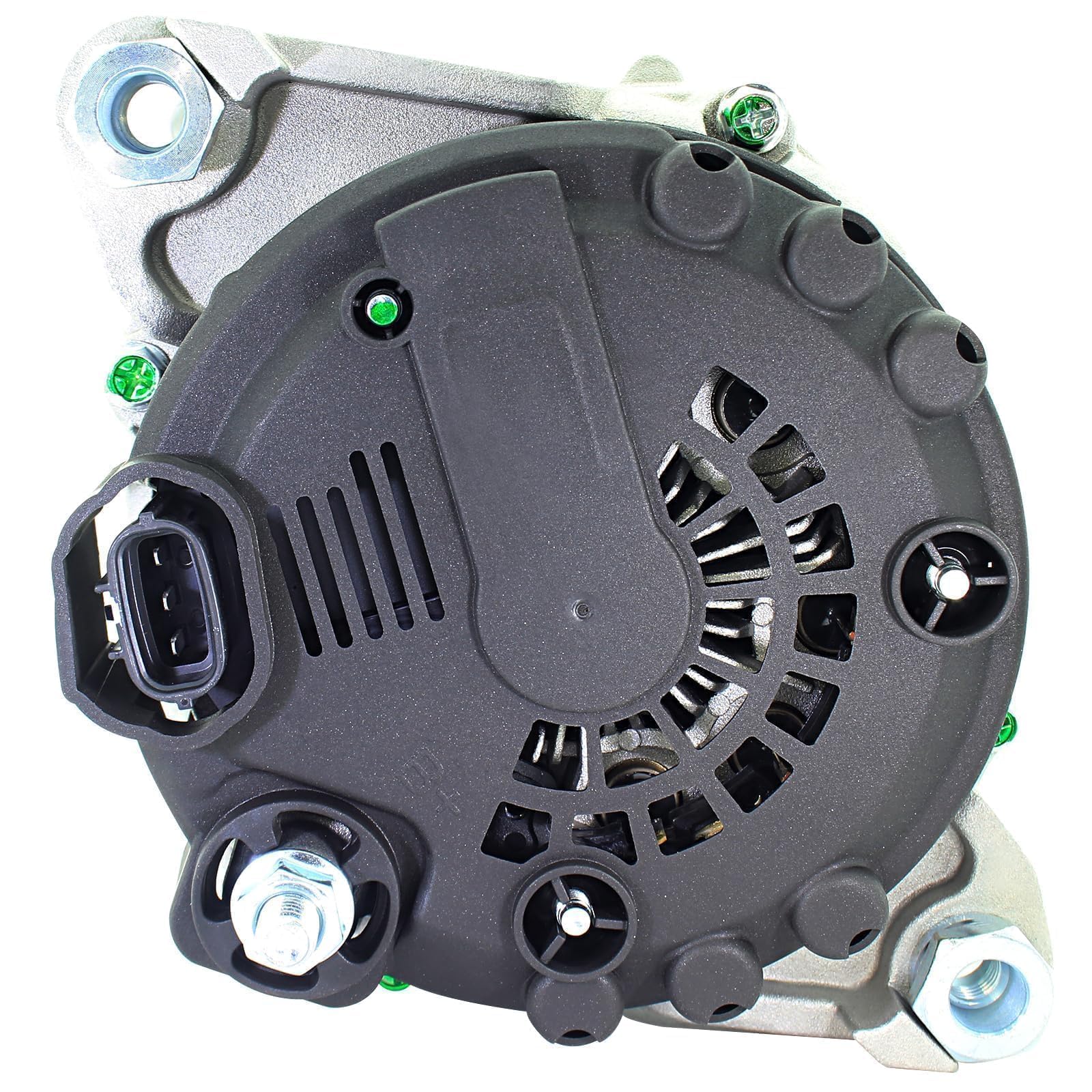 BDELI alternator terminal and mounting detail illustrating secure connections and fitment