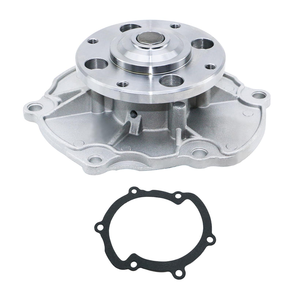 BDELI water pump front assembly showing mounting flanges and ports for reliable OE fit