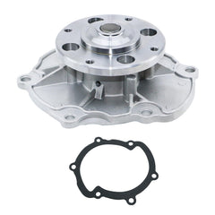 BDELI water pump front assembly showing mounting flanges and ports for reliable OE fit