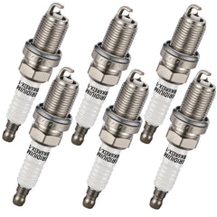 BDFHYK front packaging showing six iridium spark plugs and model label for quick identification