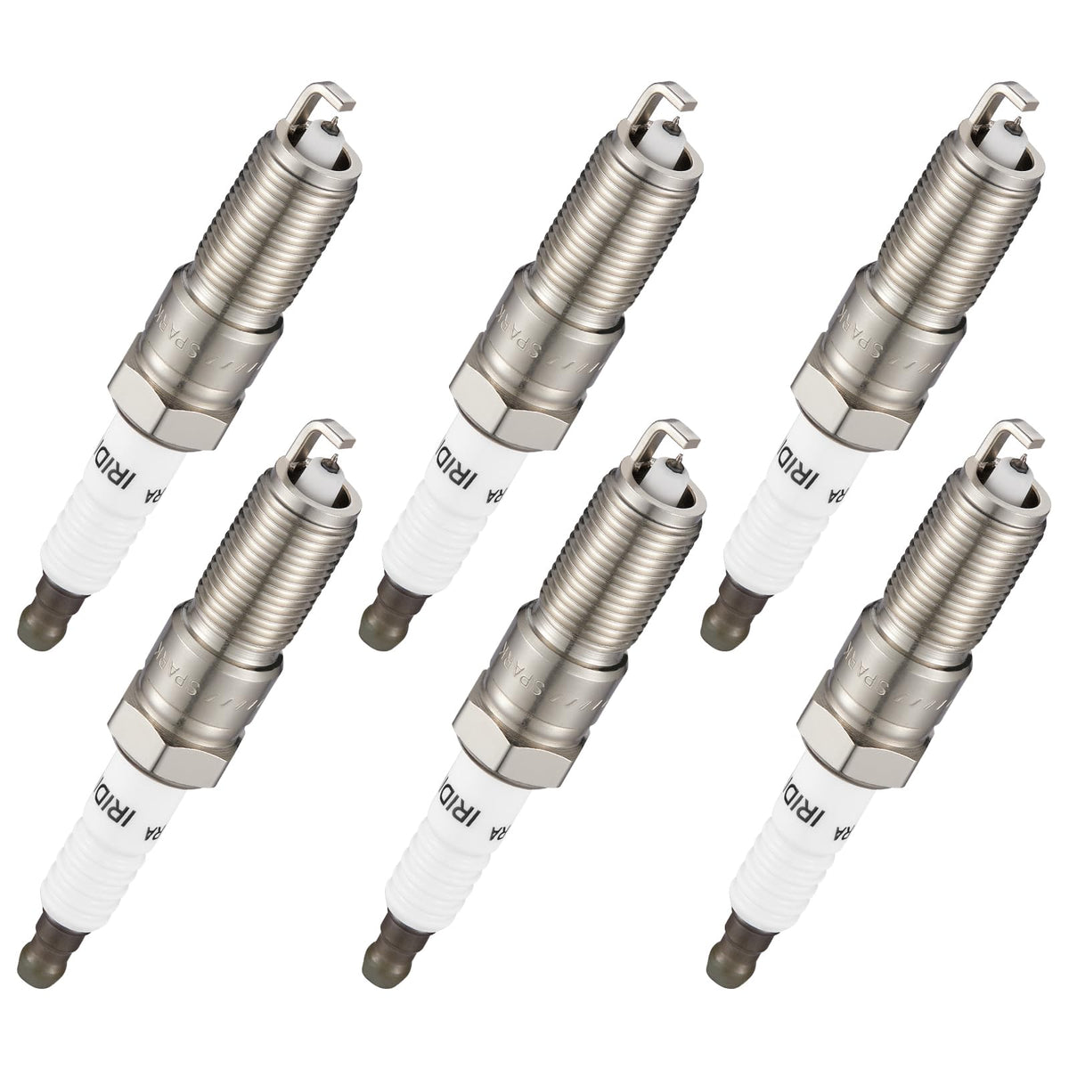 BDFHYK front packaging showing six iridium spark plugs and label benefit