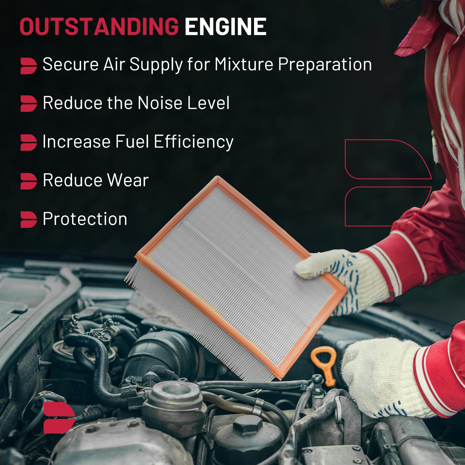 BDFHYK lifestyle image of vehicle with hood open emphasizing maintenance convenience