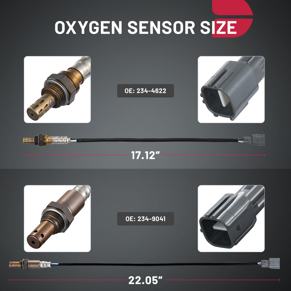BDFHYK sensor installed under vehicle illustrating correct upstream/downstream placement