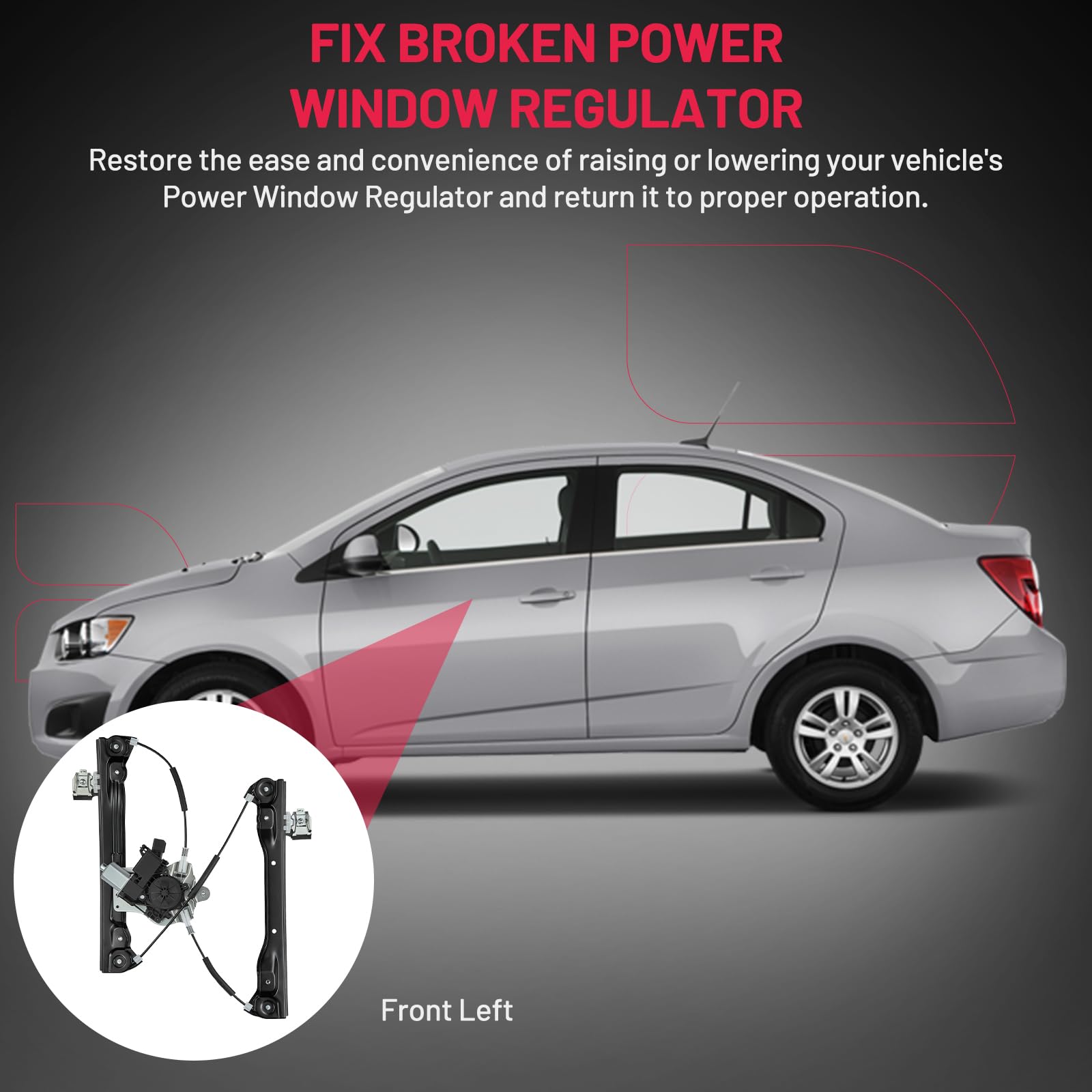 BDFHYK side profile mounted bracket illustrating correct OEM alignment