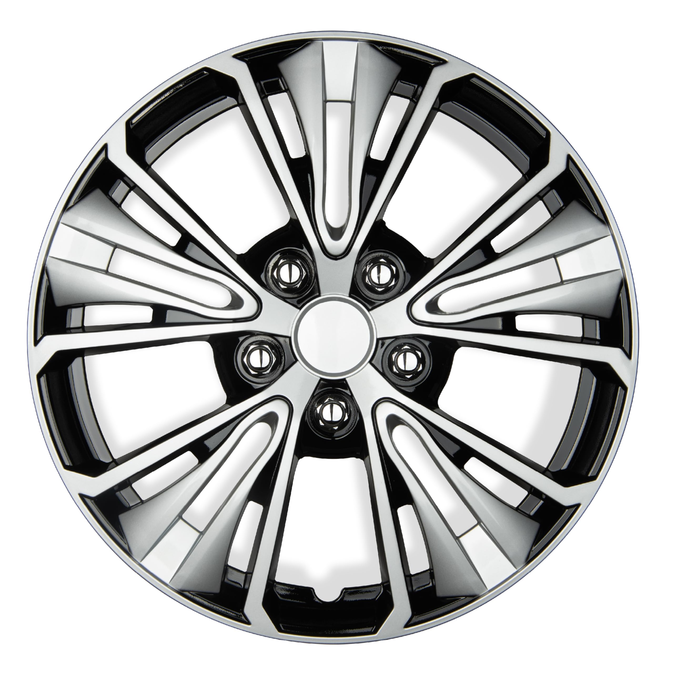 BDK hubcap lifestyle driveway shot showing upgraded vehicle appearance benefit