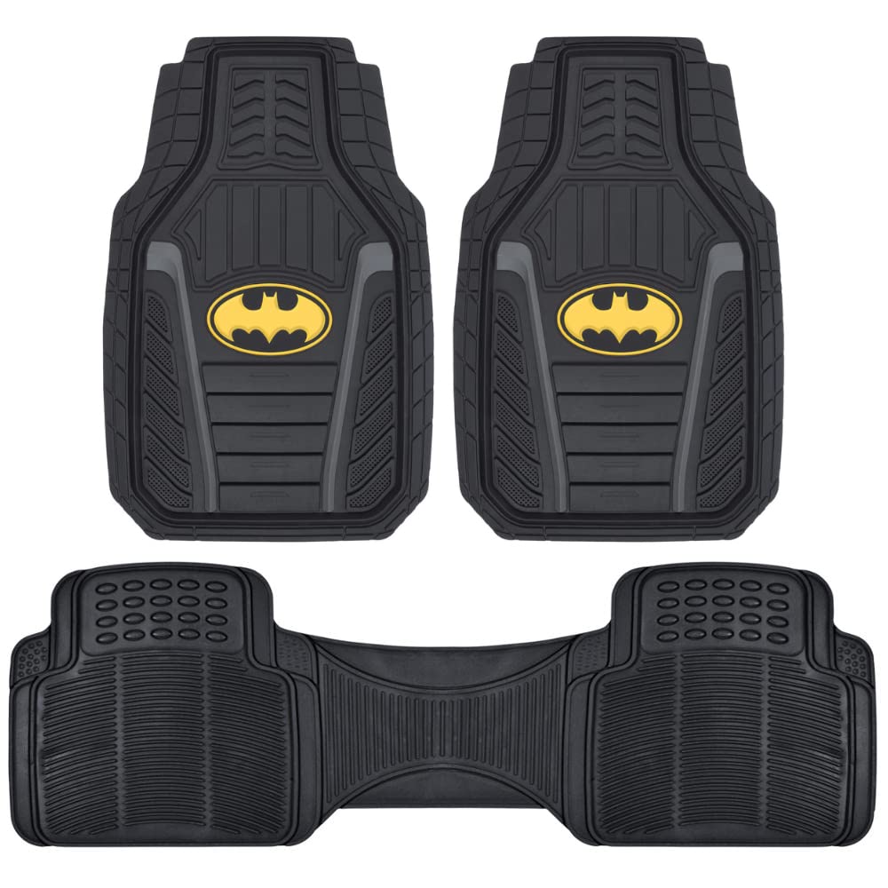 BDK front mat top view showing Armored Batman design and durable protection