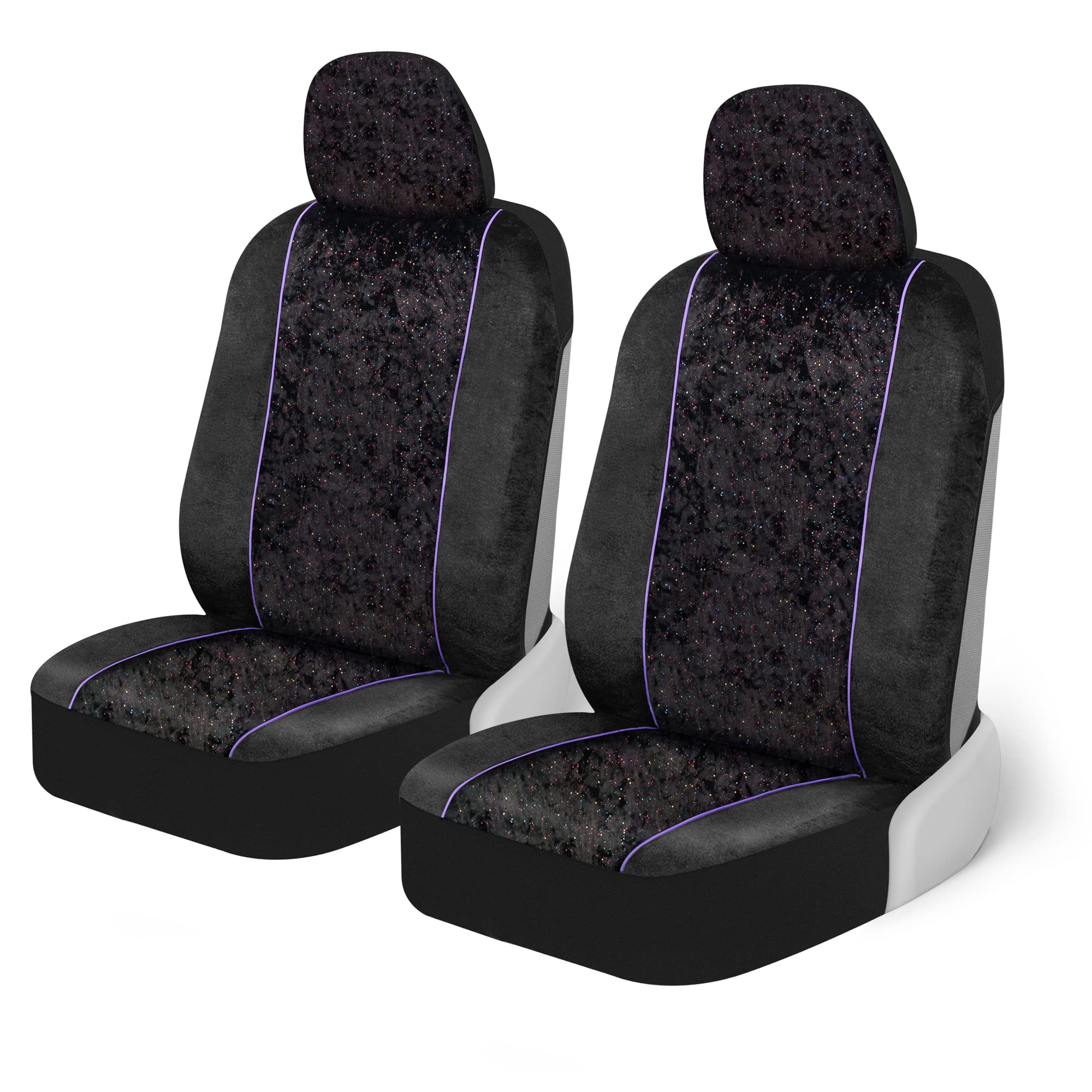BDK front seat full view showing glitter pattern and fresh interior appeal