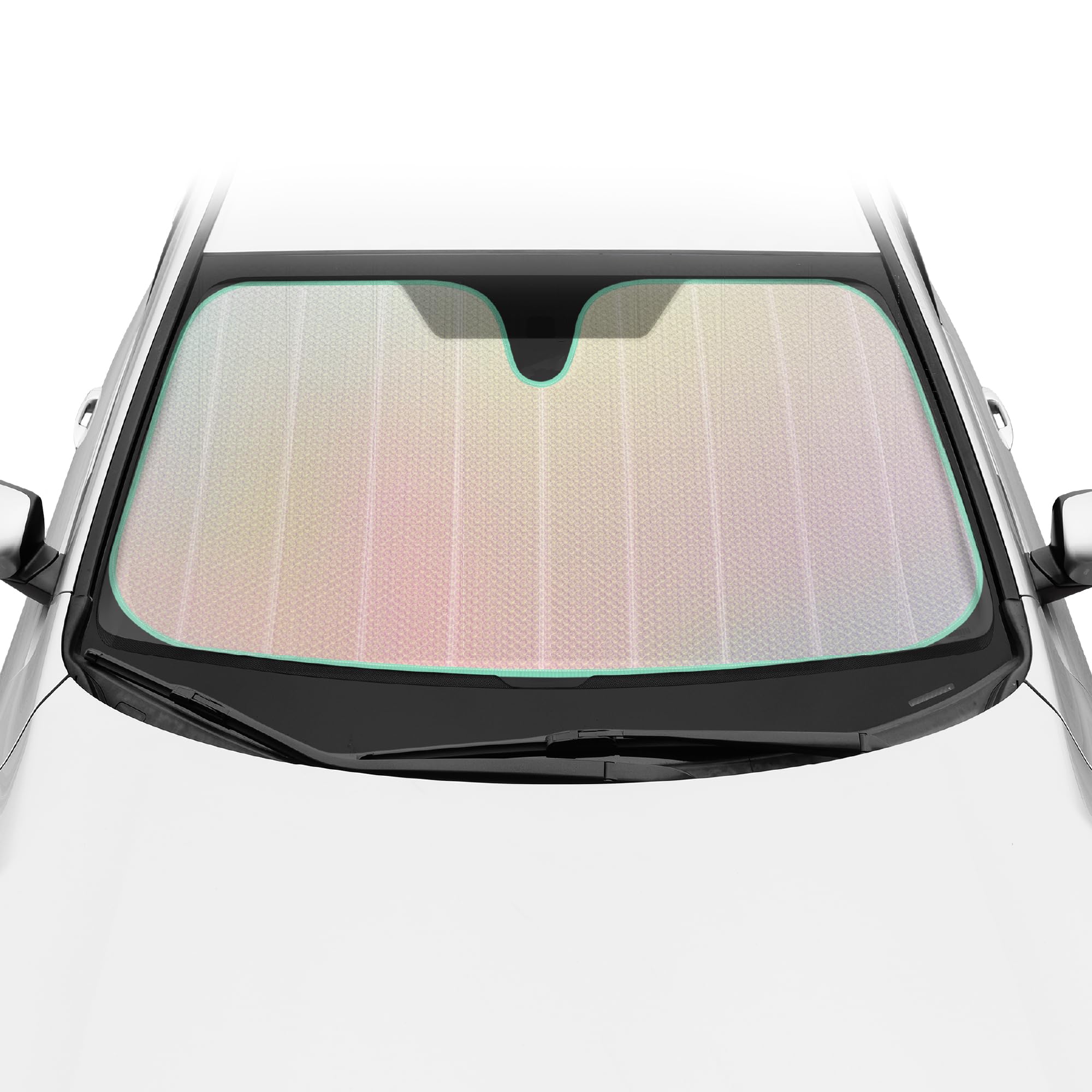 BDK tapered edge detail providing snug windshield fit and reduced light gaps