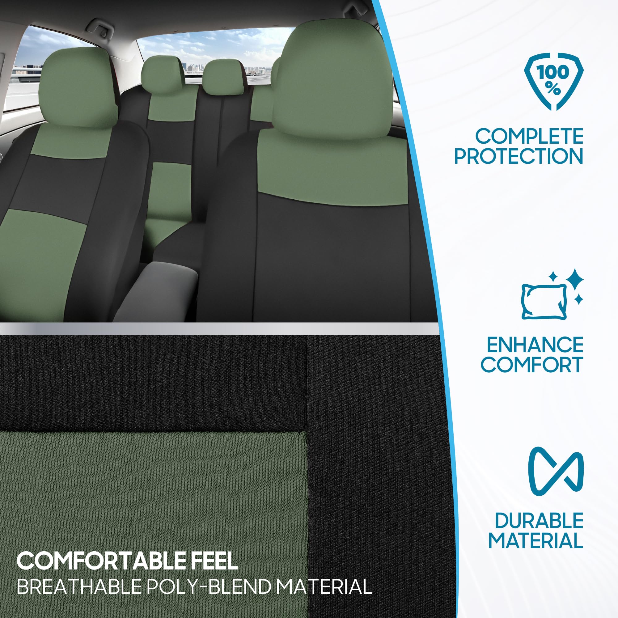 BDK fabric texture close-up demonstrating breathable, all-season comfort