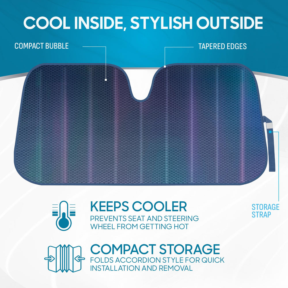 BDK folded accordion compact storage demonstrating easy transport and space saving