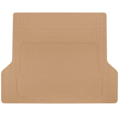 BDK front view beige mat showing full trim-to-fit surface to protect cargo