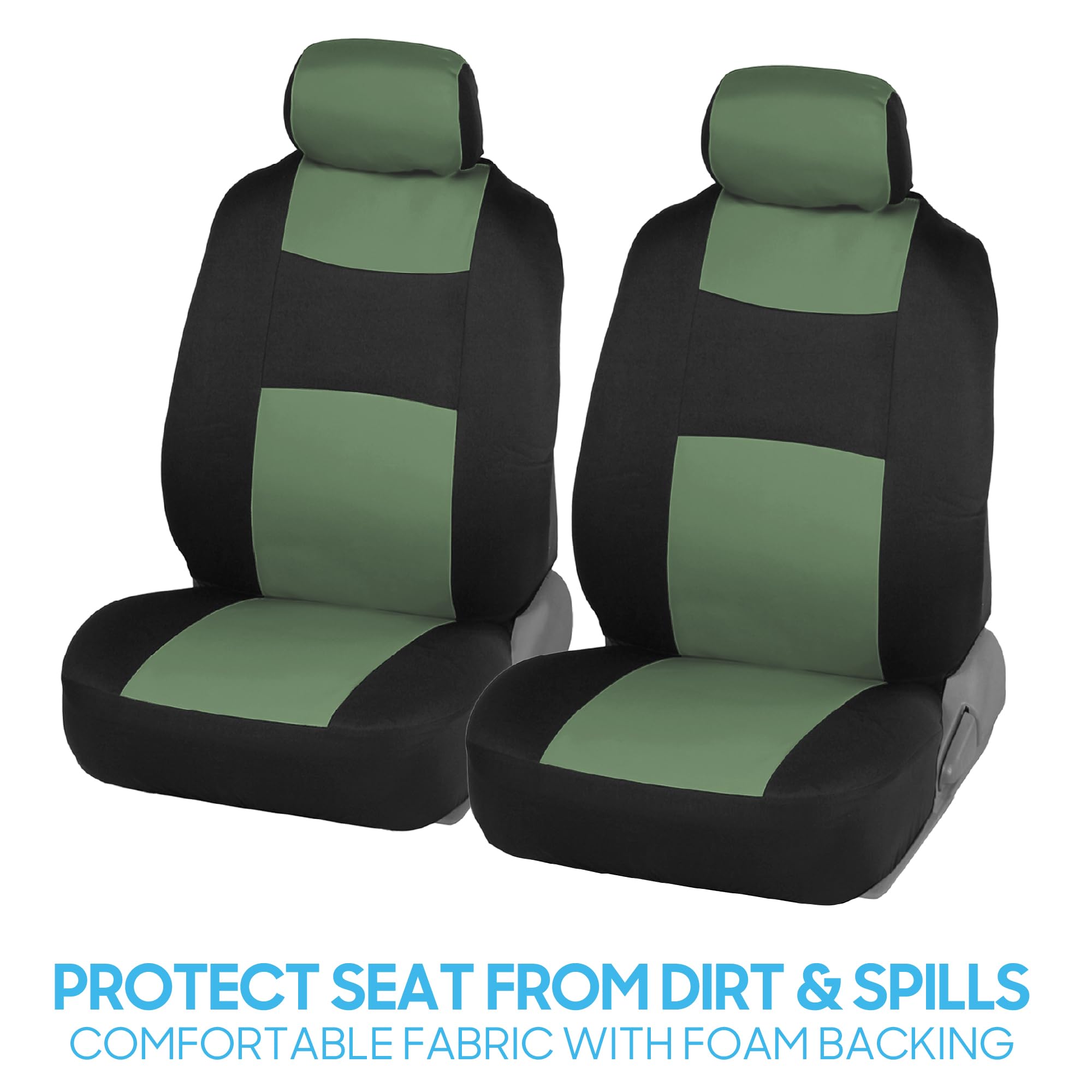 BDK headrest close-up showing secure fit and comfortable support