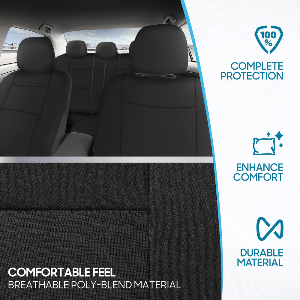 BDK headrest cover on adjustable post illustrating secure compatibility