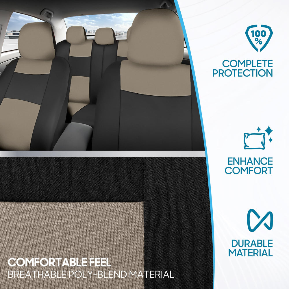 BDK breathable poly texture close-up for all-season comfort