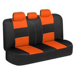 BDK headrest covers close view showing neat fit and coordinated look